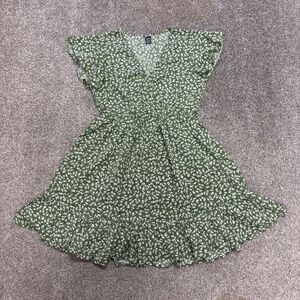 SHEIN Frenchy Belted Floral Dress